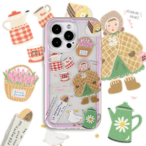 趣壳二合一磨砂巨防摔卡通手机壳