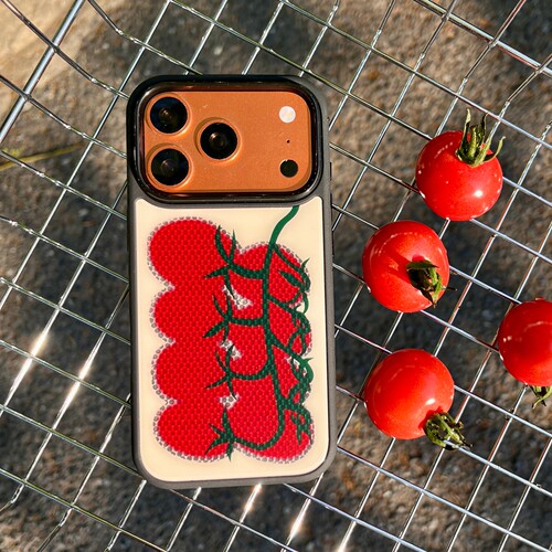 鎏金神甲壳！适用苹果17/16promax全包相机键磁吸手机壳15PLUS亲肤磨砂iphone14pro保护套13原创设计艺术番茄