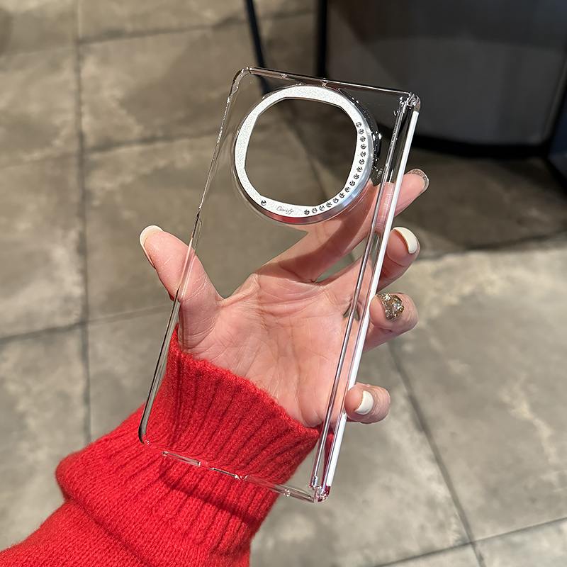 适用于华为matex6手机壳透明中轴matex5典藏版折叠屏超薄防摔mateX3保护壳奢华时尚中轴保护新款简约