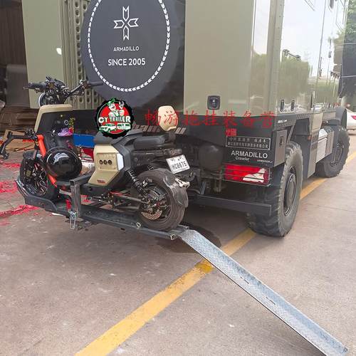 乌尼莫克加焊美式方口车尾托车架后挂式摩托车架车载托车架