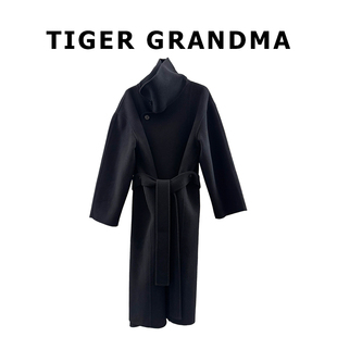 大奇TG【澳绒奢配】山羊绒-澳毛-羊羔毛黄金配比长款双面呢大衣