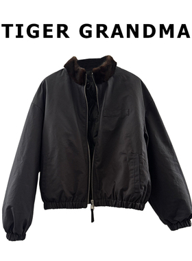 大奇TG 水貂领派克服夹克羽绒服