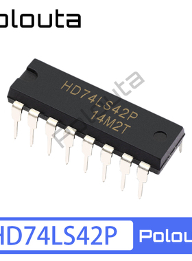 HD74LS42P DIP 十进制BCD译码器芯片 直插DIP16 POLOUTA