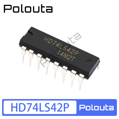 HD74LS42P DIP 十进制BCD译码器芯片 直插DIP16 POLOUTA