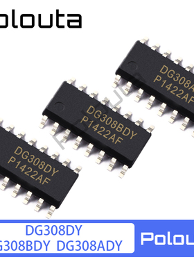 Polouta DG308DY DG308BDY DG308ADY SOP-16 贴片 CMOS模拟开关