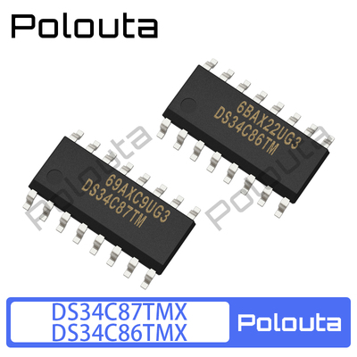 DS34C87TMX DS34C86TMX SOIC-16 RS-485/RS-422芯片 Polouta
