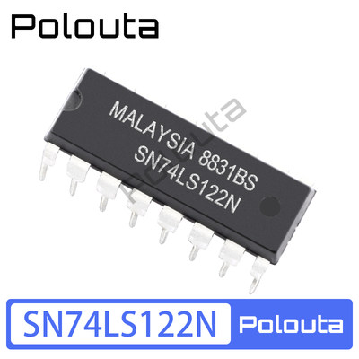 Polouta SN74LS122N  可重触发单稳态触发器 直插DIP-14