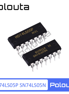 HD74LS05P SN74LS05N 74LS05 栅极和逆变器芯片直插DIP14 POLOUTA