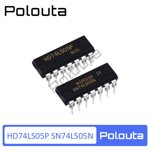 HD74LS05P SN74LS05N 74LS05 栅极和逆变器芯片直插DIP14 POLOUTA
