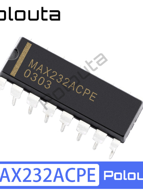 MAX232ACPE MAX232AEPE MAX232  集成电路 +5V供电 驱动器/接收器