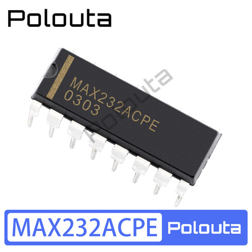 MAX232ACPE MAX232AEPE MAX232  集成电路 +5V供电 驱动器/接收器