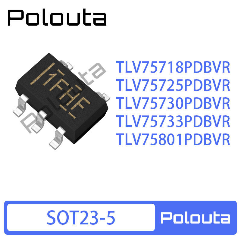 TLV75718PDBVR 75725 75730 75733 75801 SOT23 线性稳压器芯片 - 实物图