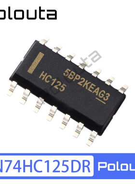 SN74HC125DR SOIC-14三态输出四路总线缓冲器闸逻辑芯片 Polouta