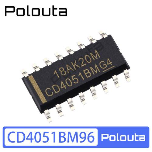 CD4051BM96 HEF4051BT CD4051 SOP16 贴片3.9MM 模拟开关控制器