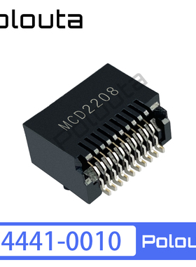 74441-0010 744410010 20pin 光纤接口插槽 SFP连接器 747370002