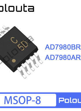 AD7980ARMZ AD7980BRMZ MSOP8 模数转换芯片ADC