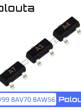 BAV70 BAW56 BAV99 BAV99LT1G SOT23-3 贴片开关二极管 Polouta