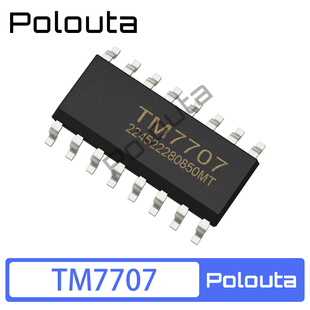 TM7707 贴片 SOP-16 双通道全差分输入的24位A/D转换芯片 Polouta