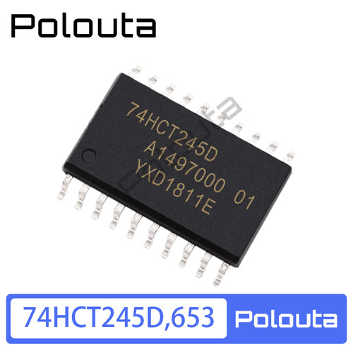74HCT245D,653 SOIC-20 三态输出的八路总线收发器芯片 Polouta