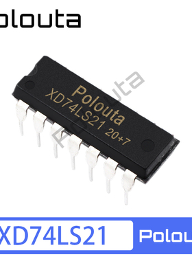 Polouta 逻辑门 XD74LS21 DIP-14