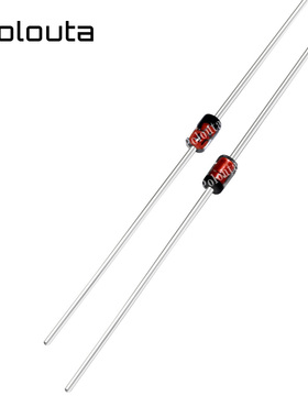 1N4734 IN4734A 直插玻璃 稳压管 1W 5.6V DO-35 稳压二极管 50个