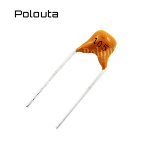 Polouta 独石电容 1UF 1000NF 105J K M 50V 5.08MM 50个 整包