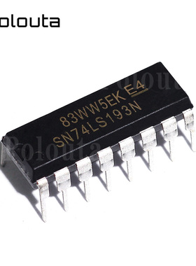 SN74LS193N 74LS193 直插DIP-16 双时钟可逆计数器芯片 POLOUTA