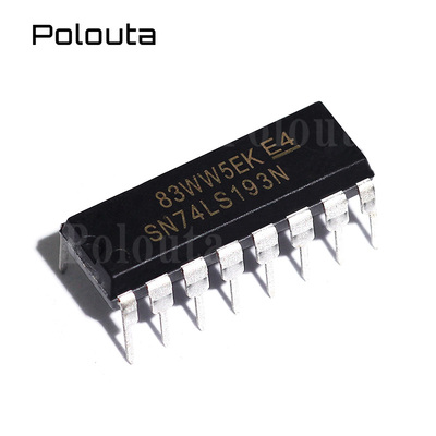 SN74LS193N 74LS193 直插DIP-16 双时钟可逆计数器芯片 POLOUTA