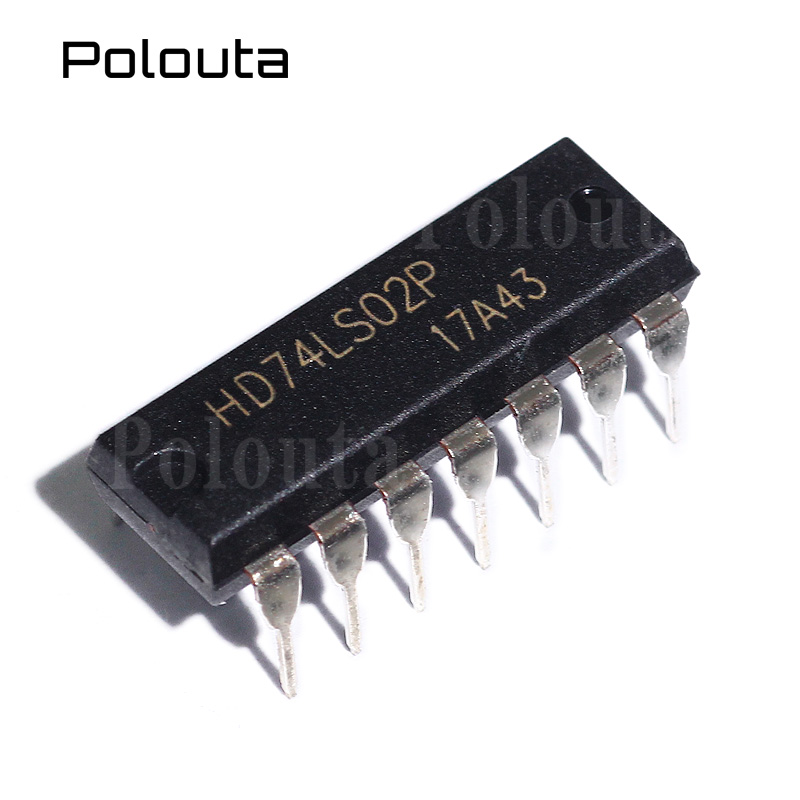 HD74LS02P 74LS02 四路 2输入正或非门芯片 直插DIP14 POLOUTA