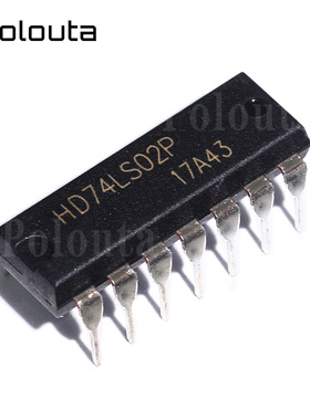 HD74LS02P 74LS02 四路 2输入正或非门芯片 直插DIP14 POLOUTA