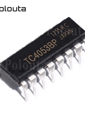 TC4053BP TC4053 DIP16 直插 模拟开关芯片IC POLOUTA