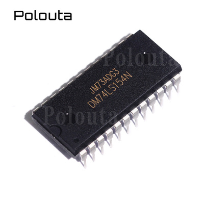 DM74LS154N HD74LS154P  DIP24 4线到16线解码器/解复用器直插宽