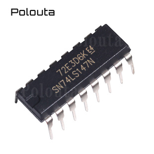 SN74LS147N POLOUTA 直插DIP 器芯片 74LS147 優(yōu)先編碼