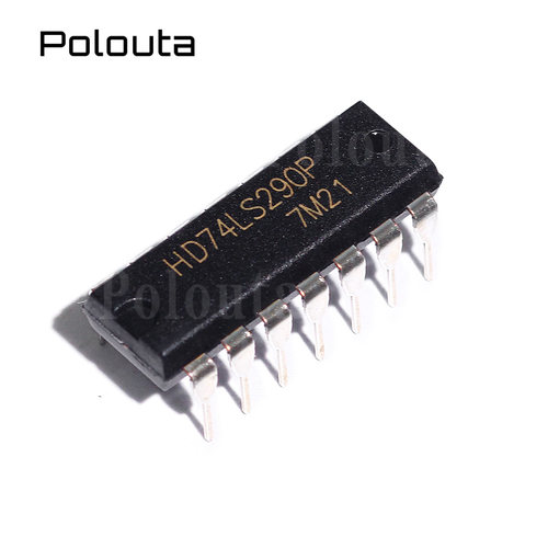 HD74LS290P 74LS290 直插DIP-14 逻辑-栅极和逆变器芯片 POLOUTA