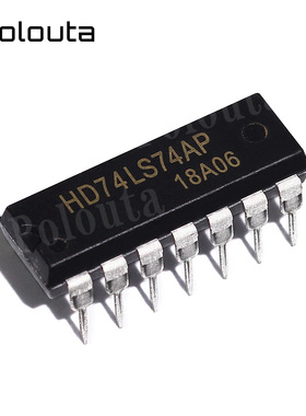 74LS74 HD74LS74AP SN74LS74AN 直插DIP14 双路D类触发器