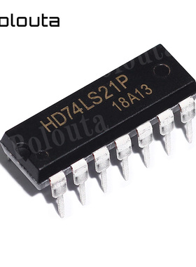 HD74LS21P 74LS21 4输入端双与门芯片 直插DIP14 POLOUTA