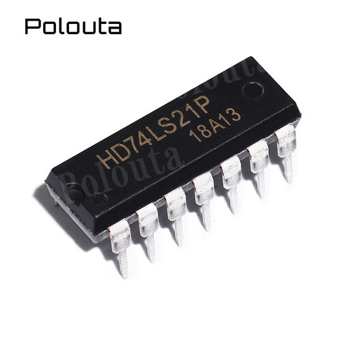 HD74LS21P 74LS21 4输入端双与门芯片 直插DIP14 POLOUTA