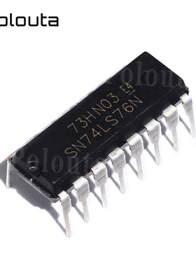 SN74LS76N 74LS76 双JK触发器芯片 直插DIP16 POLOUTA