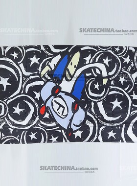 美国Foundation装饰画展示挂旗子另almost/toymachine-SCC滑板