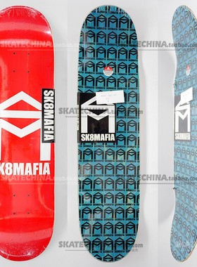 美国SK8MAFIA滑板双翘板面8.06墨西哥制造全加枫logo红色-SCC滑板