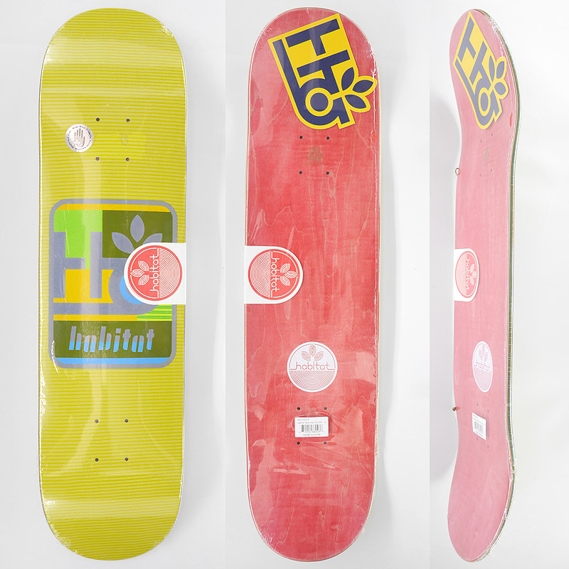 正品美国habitat双翘滑板板面