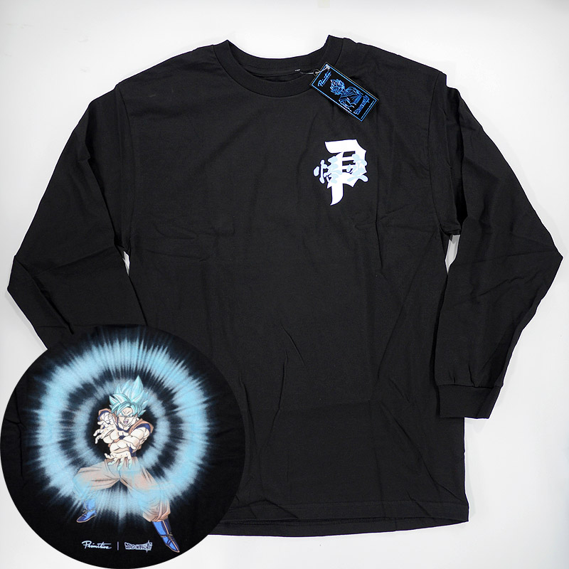 美国Primitive龙珠合作款圆领长袖纯棉欧版透气T恤悟空款-SCC滑板