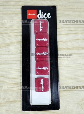 美国Chocolate红色骰子五颗色子大话骰-SCC滑板店