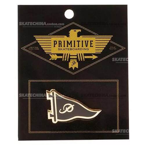 美国primitive滑板胸针