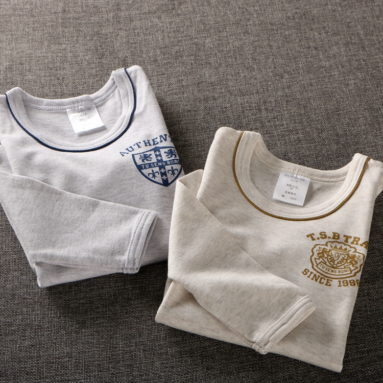 小男孩儿童长袖打底衣秋冬新品