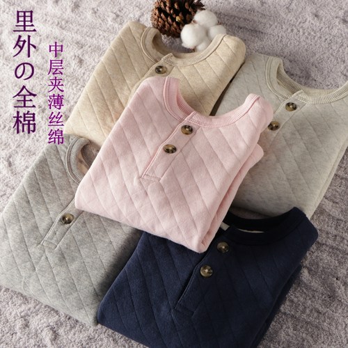 日韩小正太 男女童小宝宝秋冬家居保暖里外全棉套头上衣80-100码