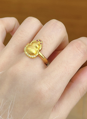 金包银葫芦叠搭戴项链女气时网红同款质百高级感锁