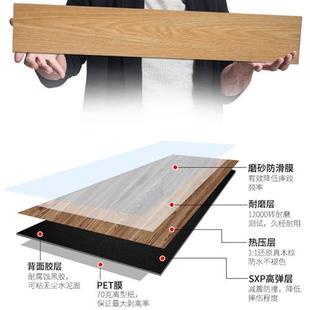 防水耐磨塑胶地板革家用卧室水泥地面 PVC木纹地板贴自粘地板加厚