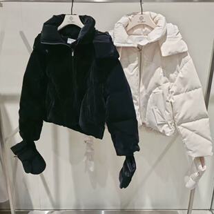 CC COLLEC 韩国代购正品 2025冬 时尚羽绒服设计感直筒保暖短外套