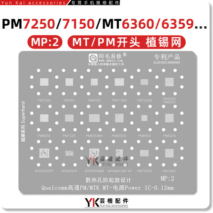 PM7250/B/7350/8250/8450/8350/C/BH/7150/A/7325/4250/MP2植锡网